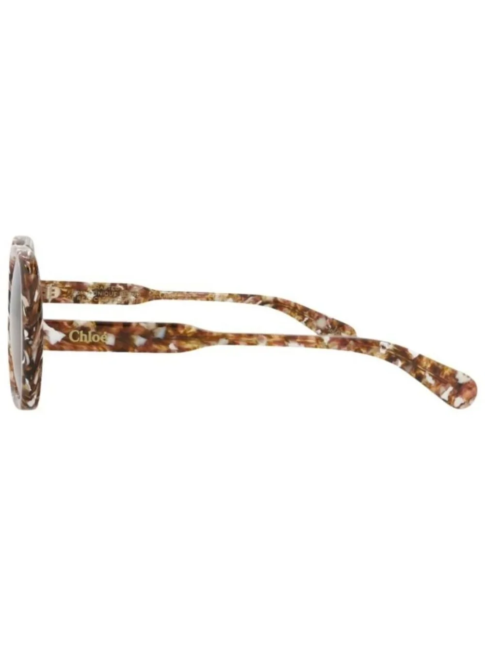 New Chloé Womens Square/Rectangle Havana Havana Brown Fashion Designer Sunglasse